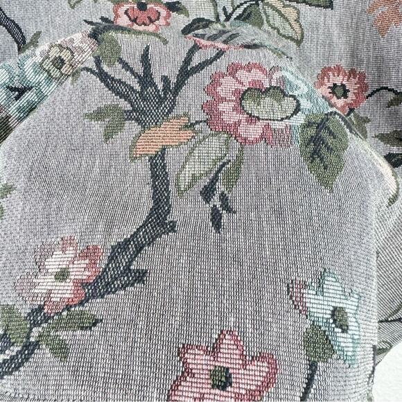 Sundance Augusta Floral Sherpa Reversible Hooded Coat Size SP Warm Cozy Oversize - Picture 12 of 13